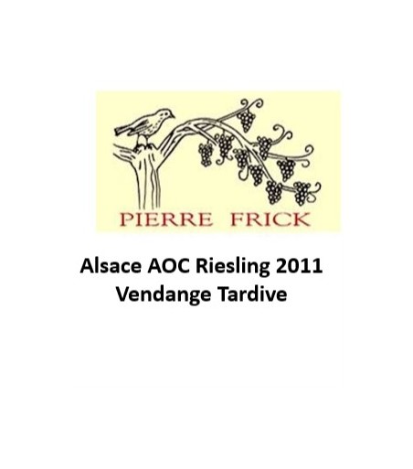 riesling vendanges tardives pierre frick