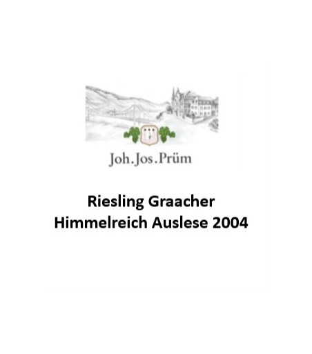 Riesling Graacher Himmelreich Auslese Joh. Jos. Prum