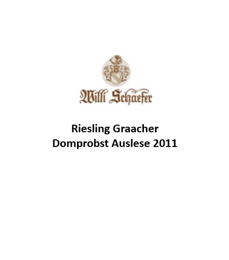 Riesling Graacher Domprobst Auslese - Willi Schaefer