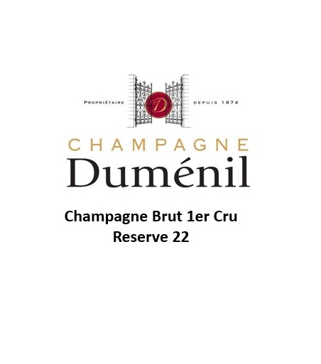 Champagne Brut 1er Cru Reserve 22 - Dumenil