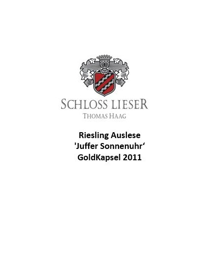 Riesling Auslese 'Juffer Sonnenuhr'  GoldKapsel - Schloss Lieser