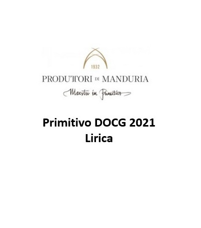 Primitivo DOC Lirica - Produttori vini di Manduria