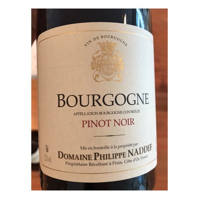 Bourgogne Pinot Noir - Domaine Naddef