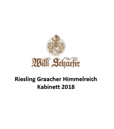 Riesling Graacher Himmelreich Kabinett 2018 - Willi Schaefer