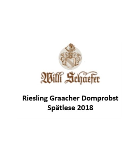 Riesling Graacher Domprobst Spätlese (AP05) 2018 - Willi Schaefer