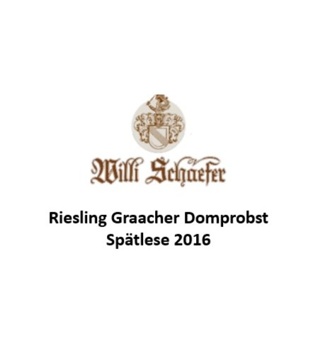 Riesling Graacher Domprobst Spätlese (AP05) 2016 - Willi Schaefer